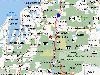 Regional map of Northern Lower Michigan for Alpine Snow Cabin.
